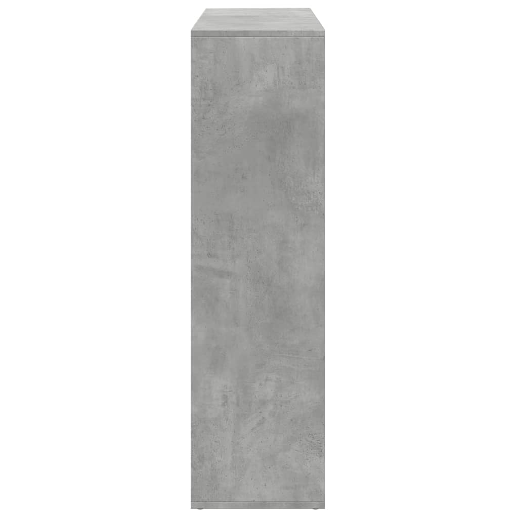 vidaXL Bibliotecă/separator cameră gri beton 102x29x103,5 cm lemn vidaXL Bibliotecă/separator cameră gri beton 102x29x103,5 cm lemn