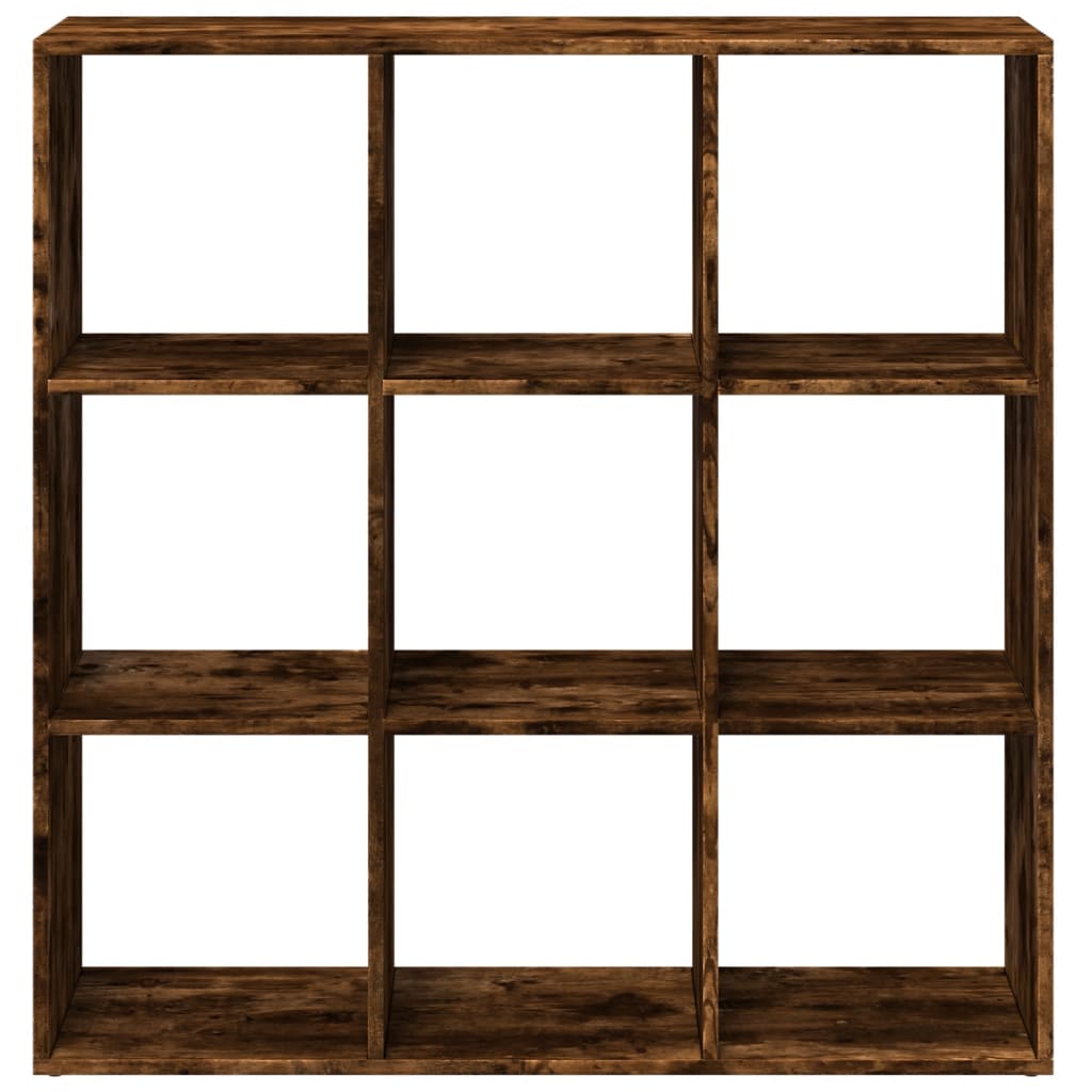 vidaXL Bibliotecă/separator cameră stejar fumuriu 102x29x103,5 cm lemn vidaXL Bibliotecă/separator cameră stejar fumuriu 102x29x103,5 cm lemn