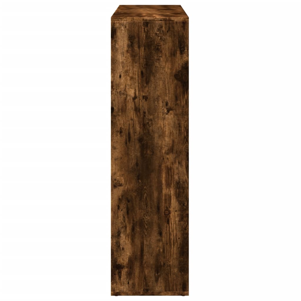 vidaXL Bibliotecă/separator cameră stejar fumuriu 102x29x103,5 cm lemn vidaXL Bibliotecă/separator cameră stejar fumuriu 102x29x103,5 cm lemn