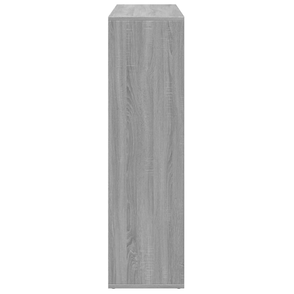 vidaXL Bibliotecă/separator cameră gri sonoma 102x29x103,5 cm lemn vidaXL Bibliotecă/separator cameră gri sonoma 102x29x103,5 cm lemn