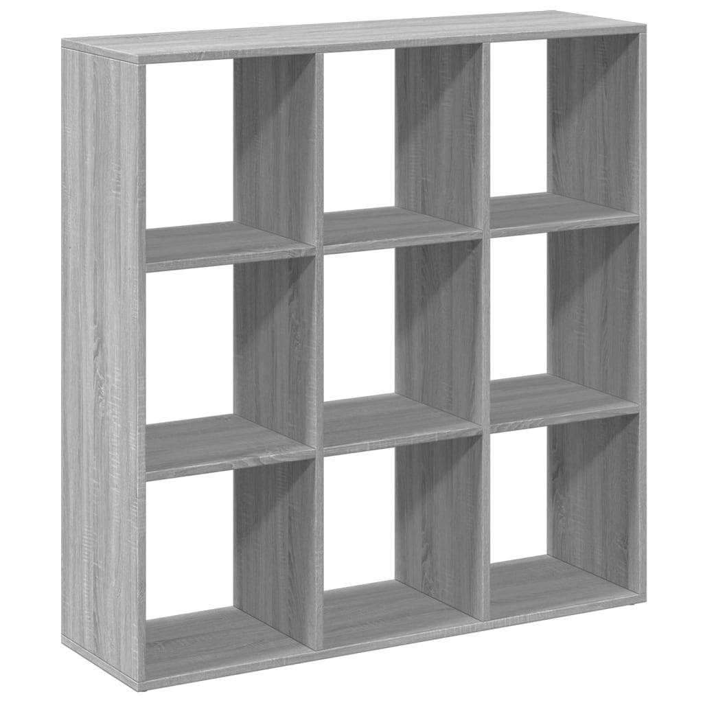 vidaXL Bibliotecă/separator cameră gri sonoma 102x29x103,5 cm lemn vidaXL Bibliotecă/separator cameră gri sonoma 102x29x103,5 cm lemn