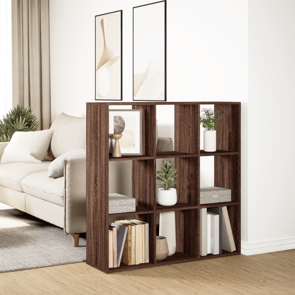 vidaXL Bibliotecă/separator cameră stejar maro 102x29x103,5 cm lemn