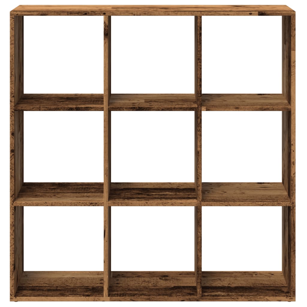vidaXL Bibliotecă/separator cameră lemn vechi 102x29x103,5 cm lemn