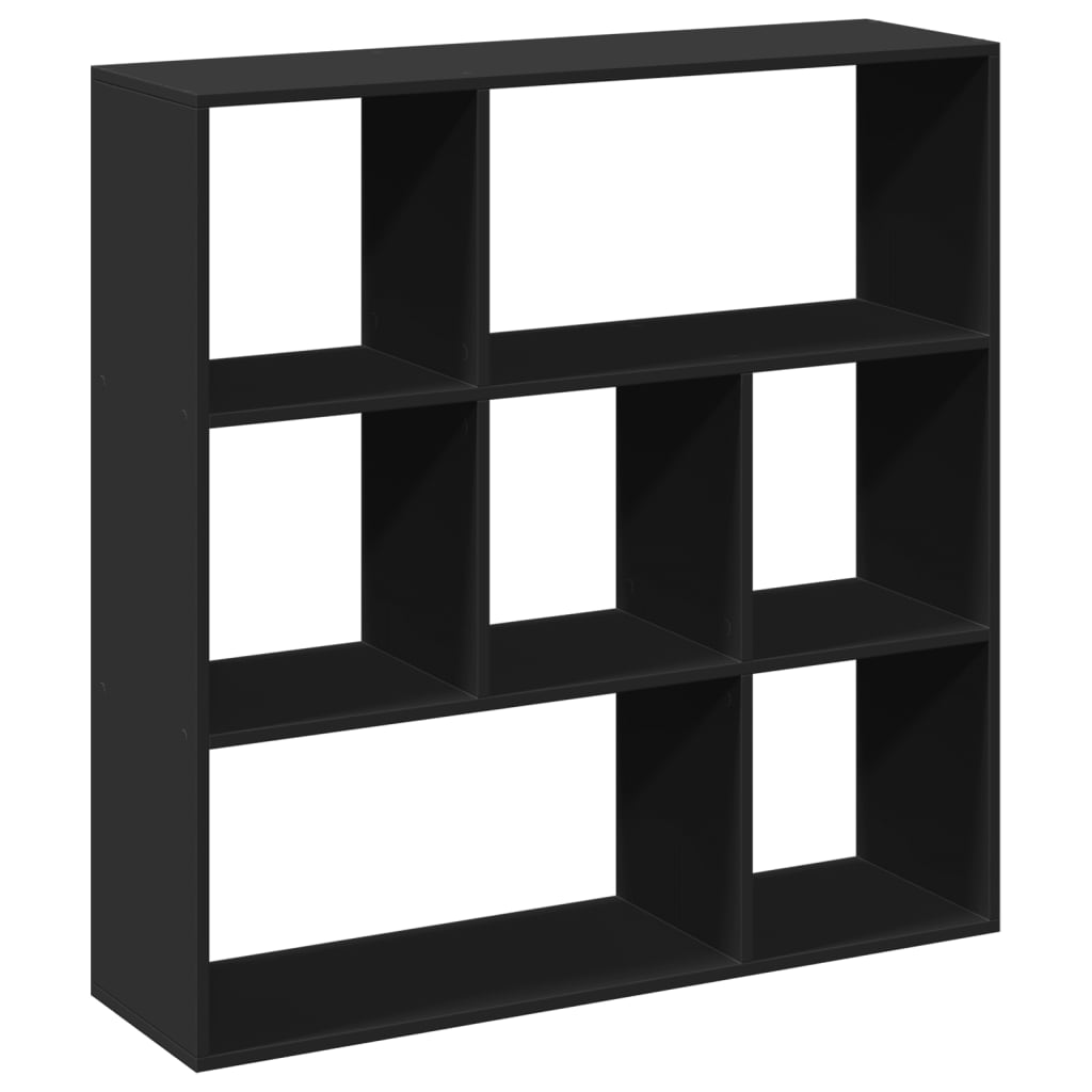 vidaXL Bibliotecă/separator cameră negru 102x29x103,5 cm lemn