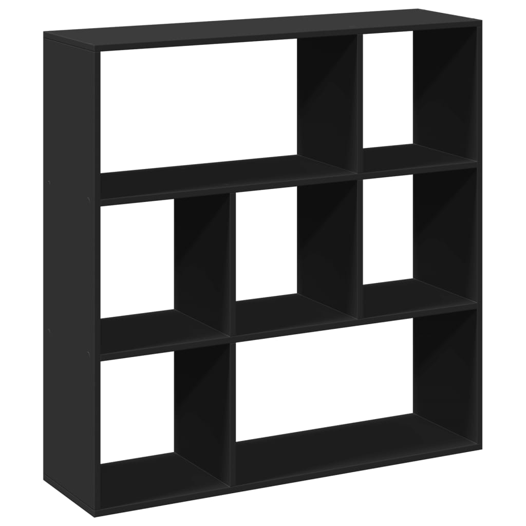 vidaXL Bibliotecă/separator cameră negru 102x29x103,5 cm lemn