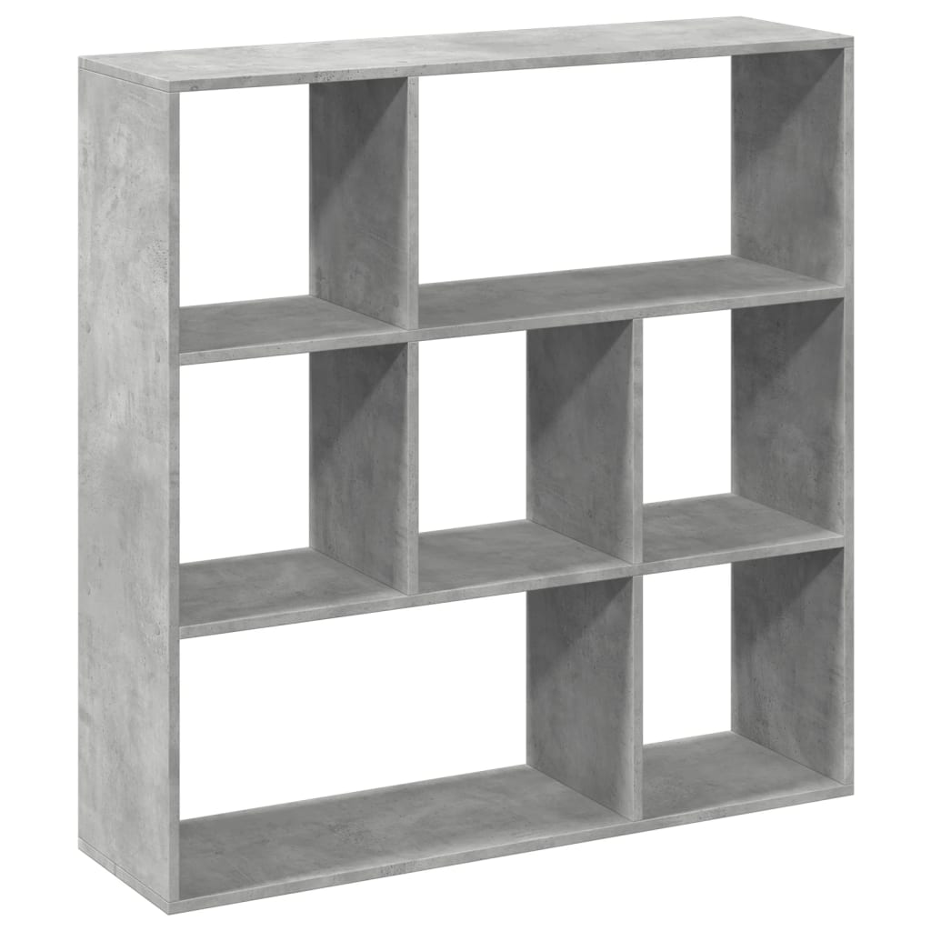 vidaXL Bibliotecă/separator cameră gri beton 102x29x103,5 cm lemn vidaXL Bibliotecă/separator cameră gri beton 102x29x103,5 cm lemn