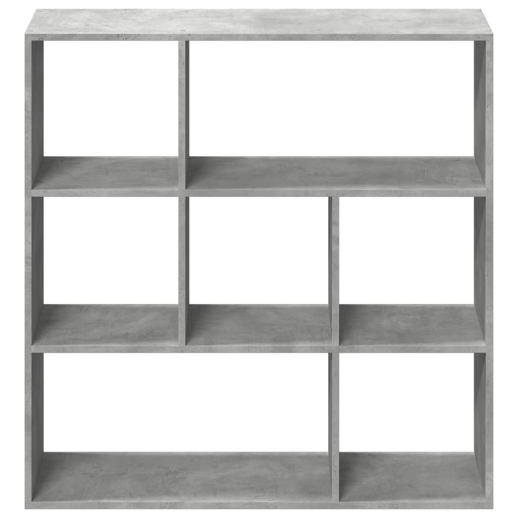 vidaXL Bibliotecă/separator cameră gri beton 102x29x103,5 cm lemn vidaXL Bibliotecă/separator cameră gri beton 102x29x103,5 cm lemn