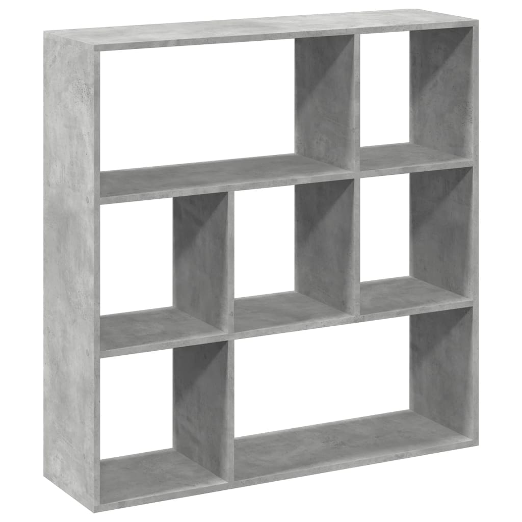 vidaXL Bibliotecă/separator cameră gri beton 102x29x103,5 cm lemn vidaXL Bibliotecă/separator cameră gri beton 102x29x103,5 cm lemn