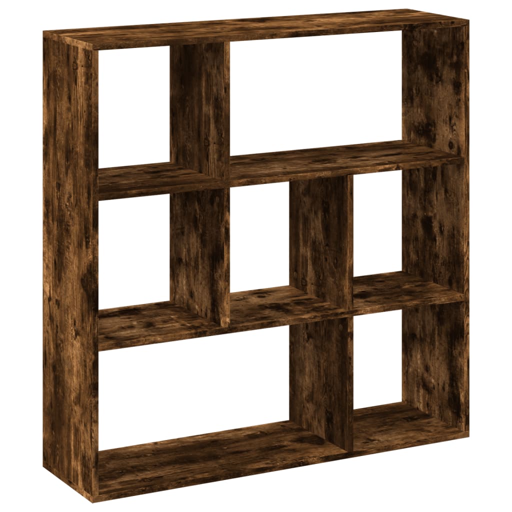 vidaXL Bibliotecă/separator cameră stejar fumuriu 102x29x103,5 cm lemn vidaXL Bibliotecă/separator cameră stejar fumuriu 102x29x103,5 cm lemn