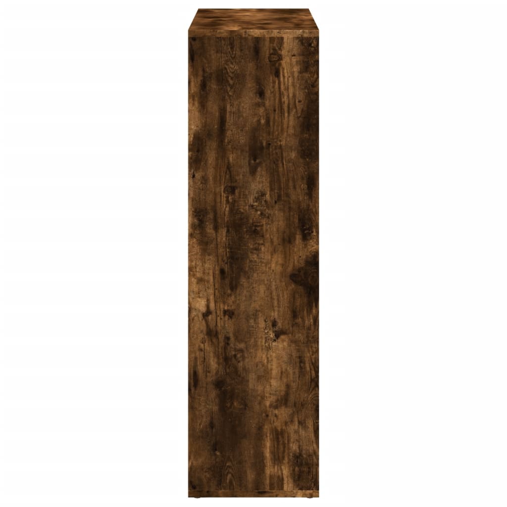 vidaXL Bibliotecă/separator cameră stejar fumuriu 102x29x103,5 cm lemn vidaXL Bibliotecă/separator cameră stejar fumuriu 102x29x103,5 cm lemn
