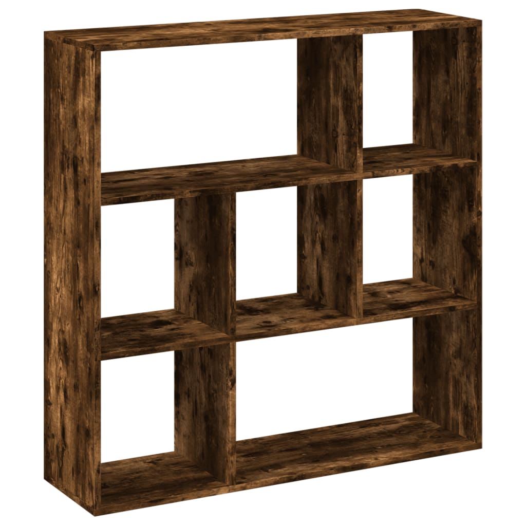 vidaXL Bibliotecă/separator cameră stejar fumuriu 102x29x103,5 cm lemn vidaXL Bibliotecă/separator cameră stejar fumuriu 102x29x103,5 cm lemn