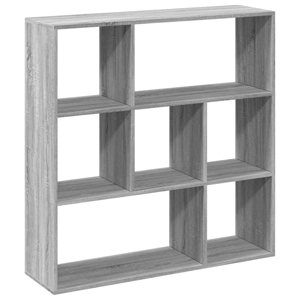 vidaXL Bibliotecă/separator cameră gri sonoma 102x29x103,5 cm lemn vidaXL Bibliotecă/separator cameră gri sonoma 102x29x103,5 cm lemn
