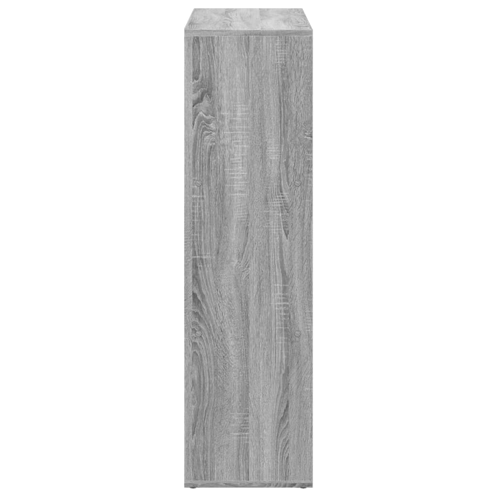 vidaXL Bibliotecă/separator cameră gri sonoma 102x29x103,5 cm lemn vidaXL Bibliotecă/separator cameră gri sonoma 102x29x103,5 cm lemn