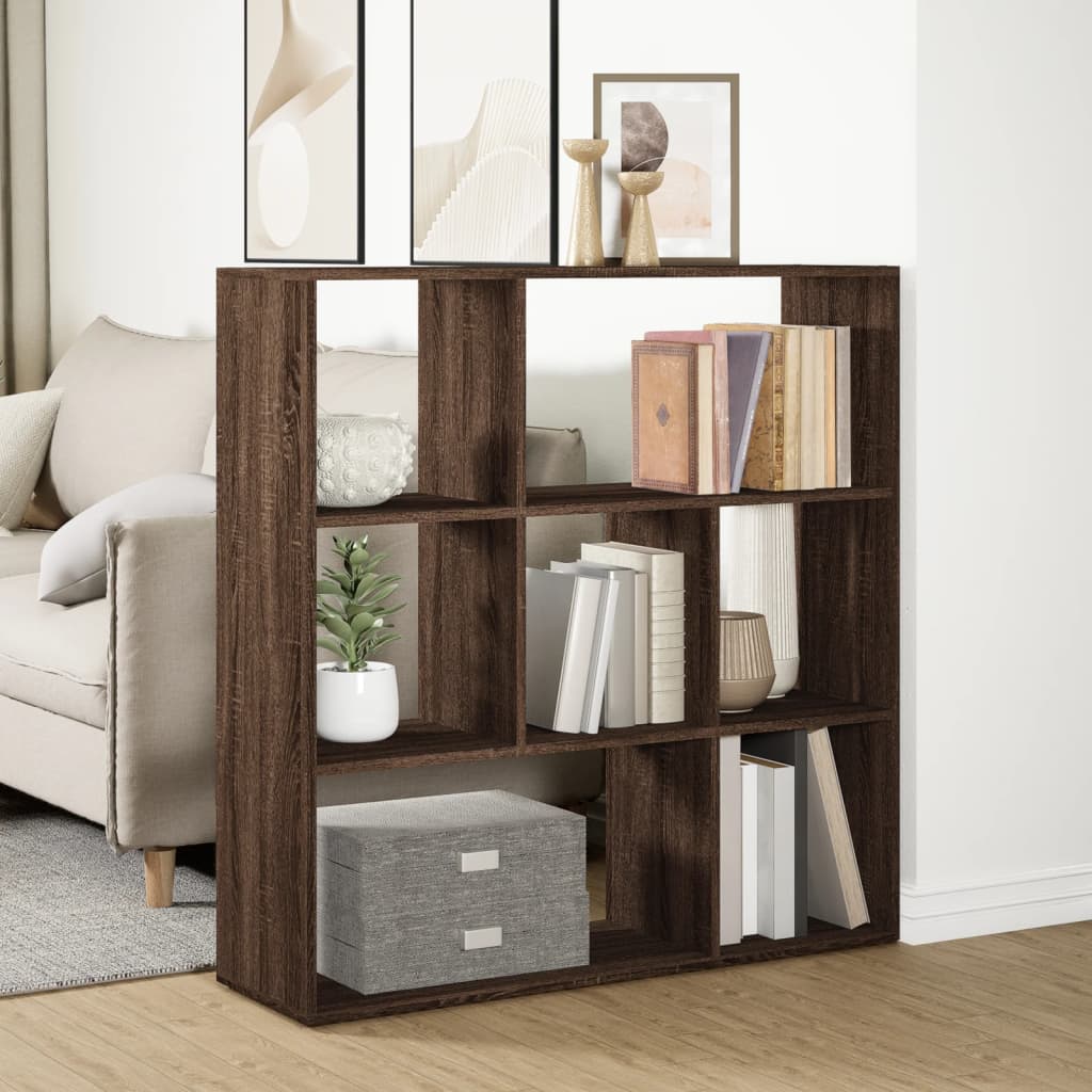 vidaXL Bibliotecă/separator cameră stejar maro 102x29x103,5 cm lemn