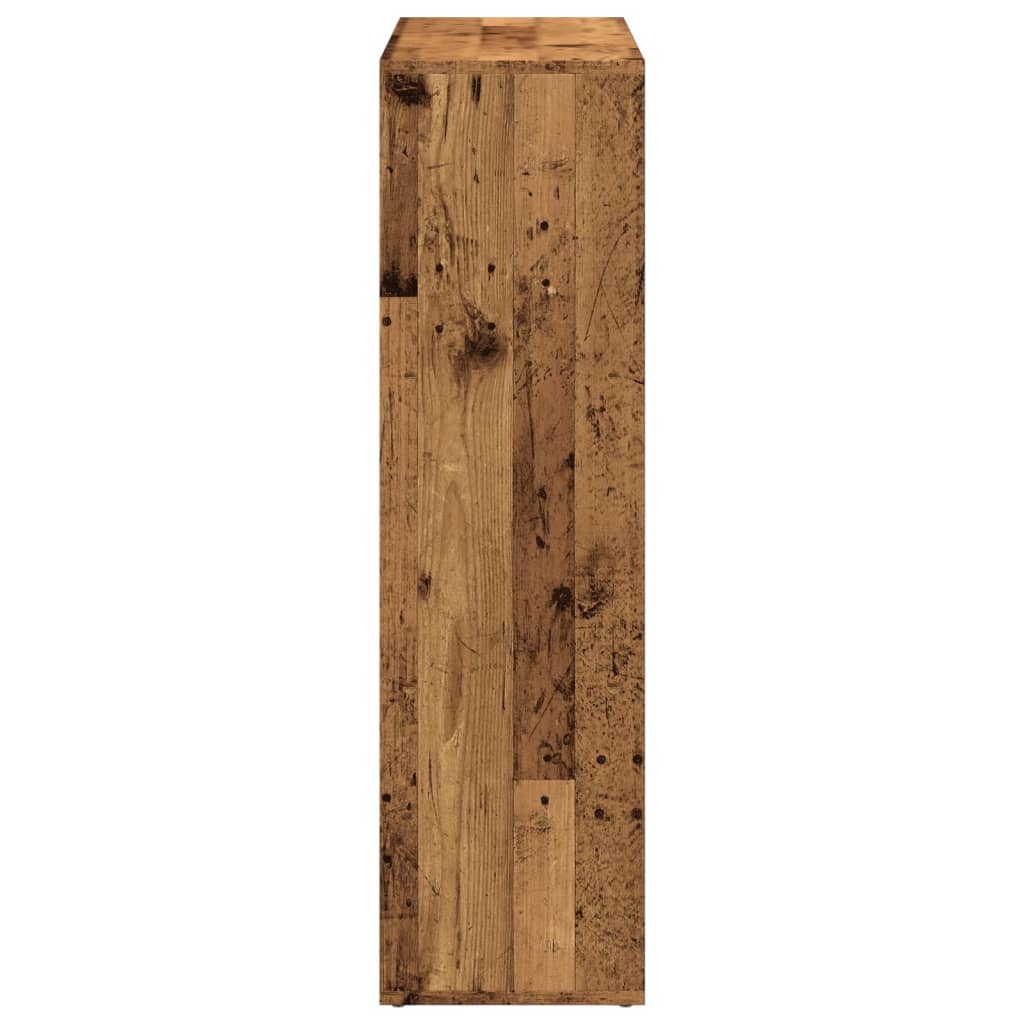 vidaXL Bibliotecă/separator cameră lemn vechi 102x29x103,5 cm lemn