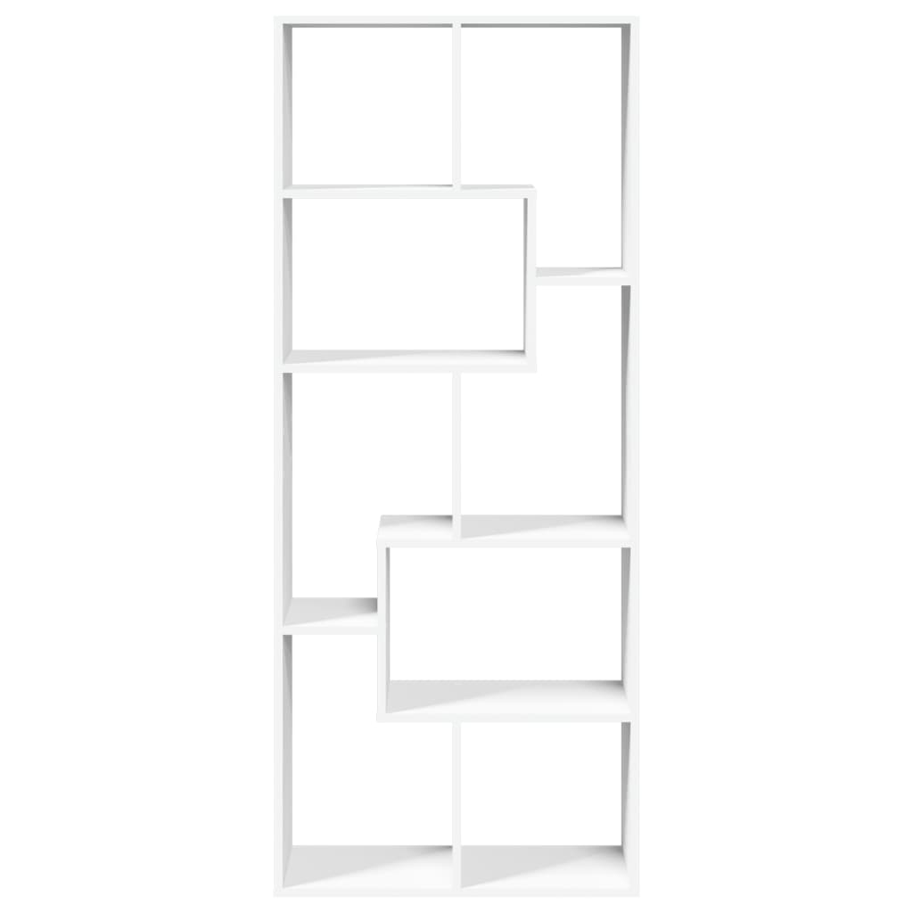 vidaXL Bibliotecă/separator cameră, alb 67x25x161,5 cm lemn prelucrat vidaXL Bibliotecă/separator cameră, alb 67x25x161,5 cm lemn prelucrat