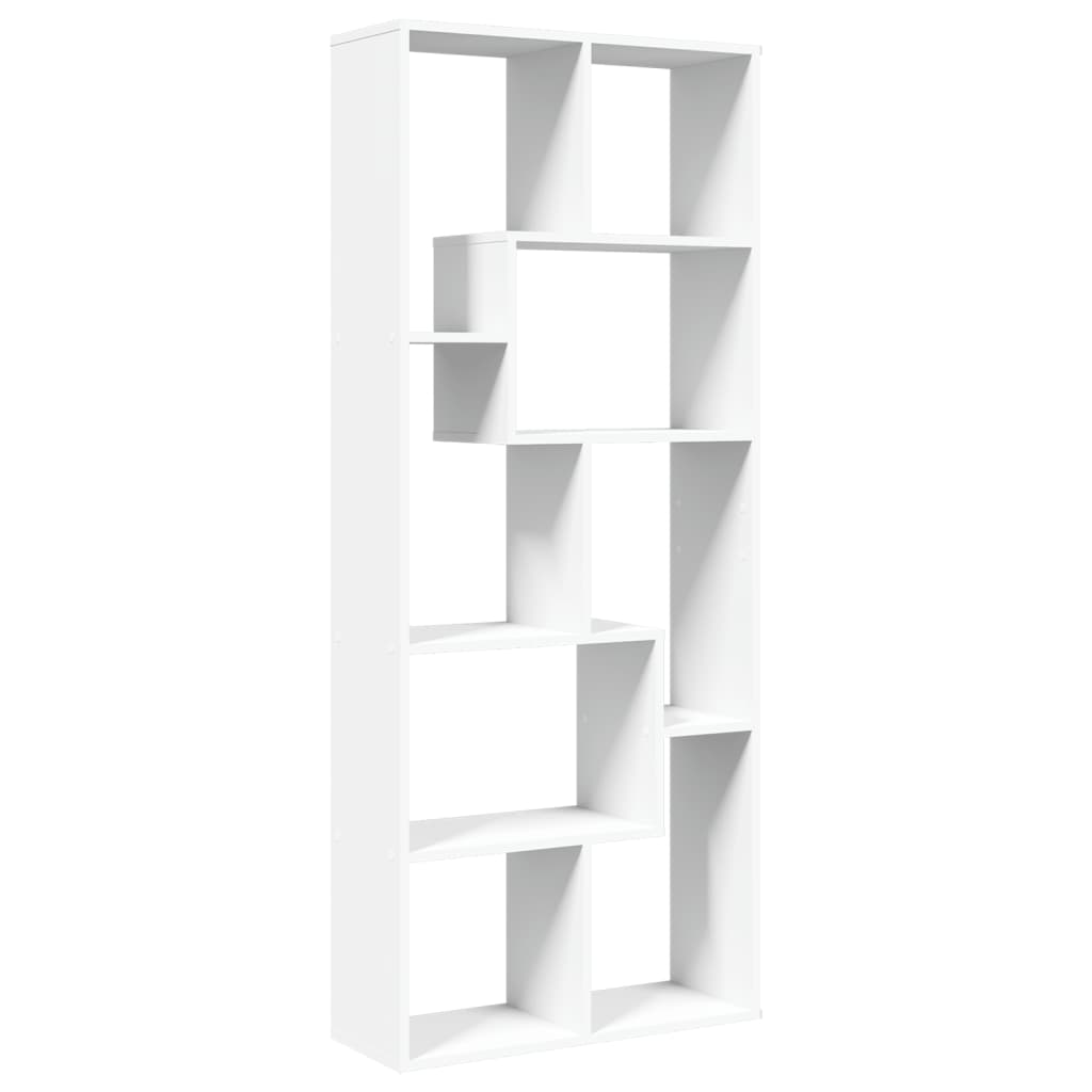 vidaXL Bibliotecă/separator cameră, alb 67x25x161,5 cm lemn prelucrat vidaXL Bibliotecă/separator cameră, alb 67x25x161,5 cm lemn prelucrat