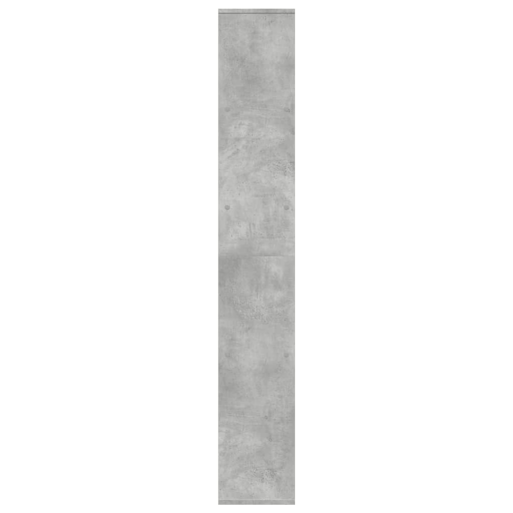vidaXL Bibliotecă/separator cameră gri beton 67x25x161,5 cm lemn vidaXL Bibliotecă/separator cameră gri beton 67x25x161,5 cm lemn