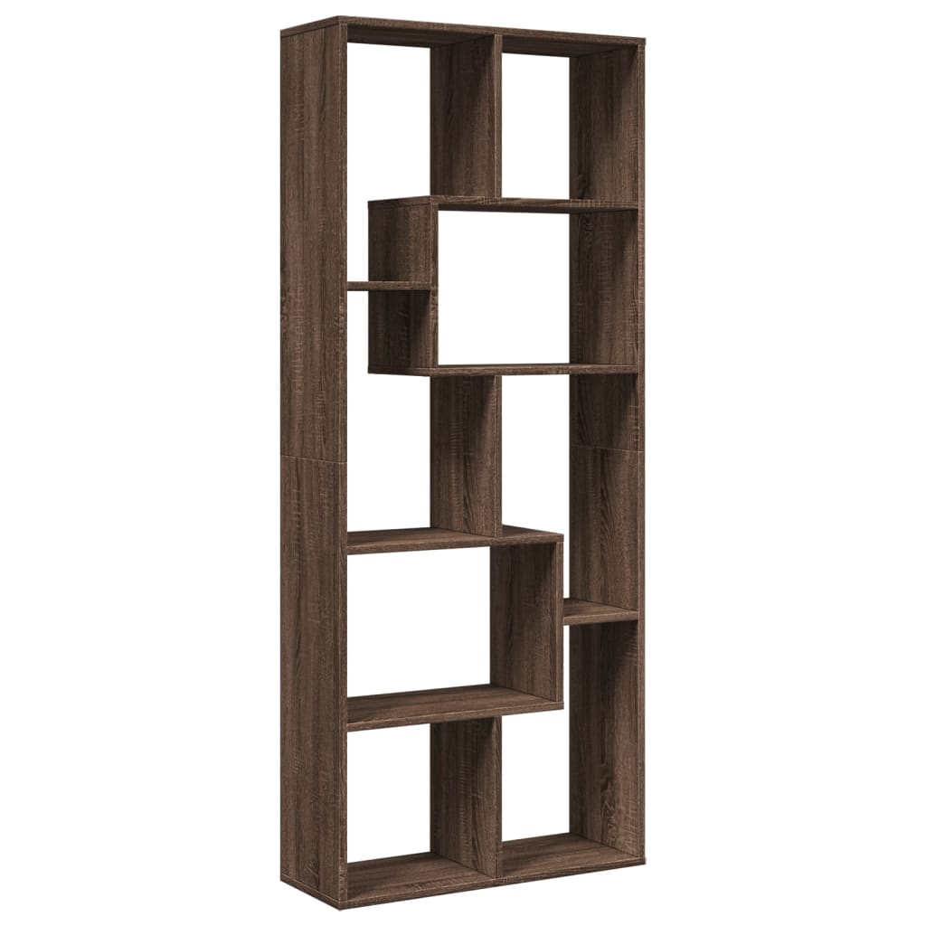 vidaXL Bibliotecă/separator cameră stejar maro 67x25x161,5 cm lemn