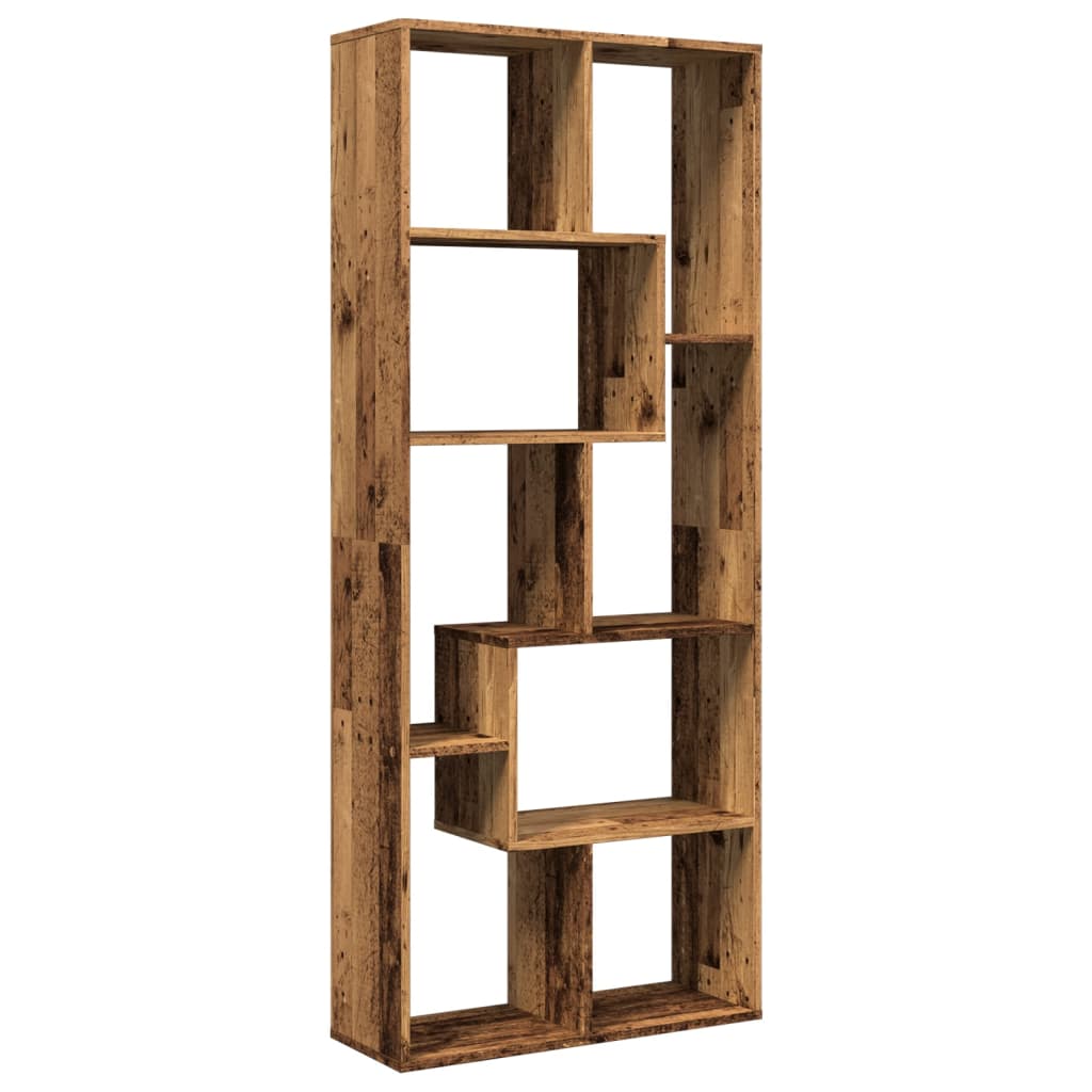 vidaXL Bibliotecă/separator cameră lemn vechi 67x25x161,5 cm lemn vidaXL Bibliotecă/separator cameră lemn vechi 67x25x161,5 cm lemn