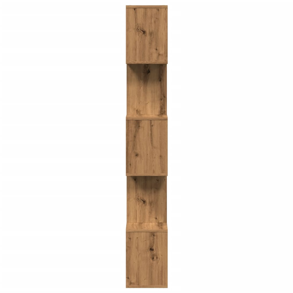 vidaXL Bibliotecă/separator 5 nivel stejar artizanal 70x24x161 cm lemn vidaXL Bibliotecă/separator 5 nivel stejar artizanal 70x24x161 cm lemn