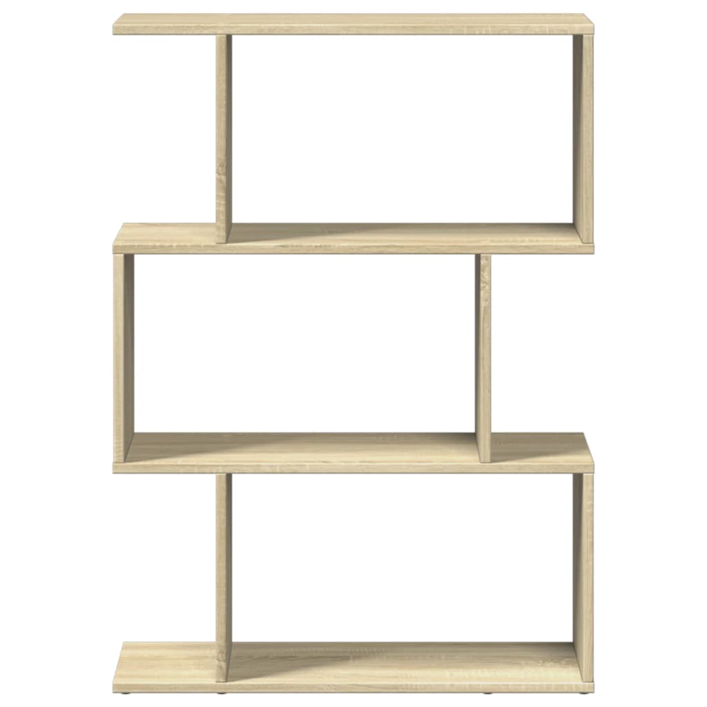 vidaXL Bibliotecă/separator 3 niveluri stejar sonoma 70x24x97 cm lemn