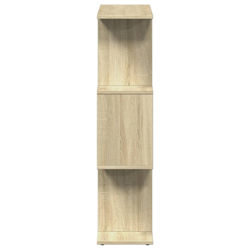 vidaXL Bibliotecă/separator 3 niveluri stejar sonoma 70x24x97 cm lemn