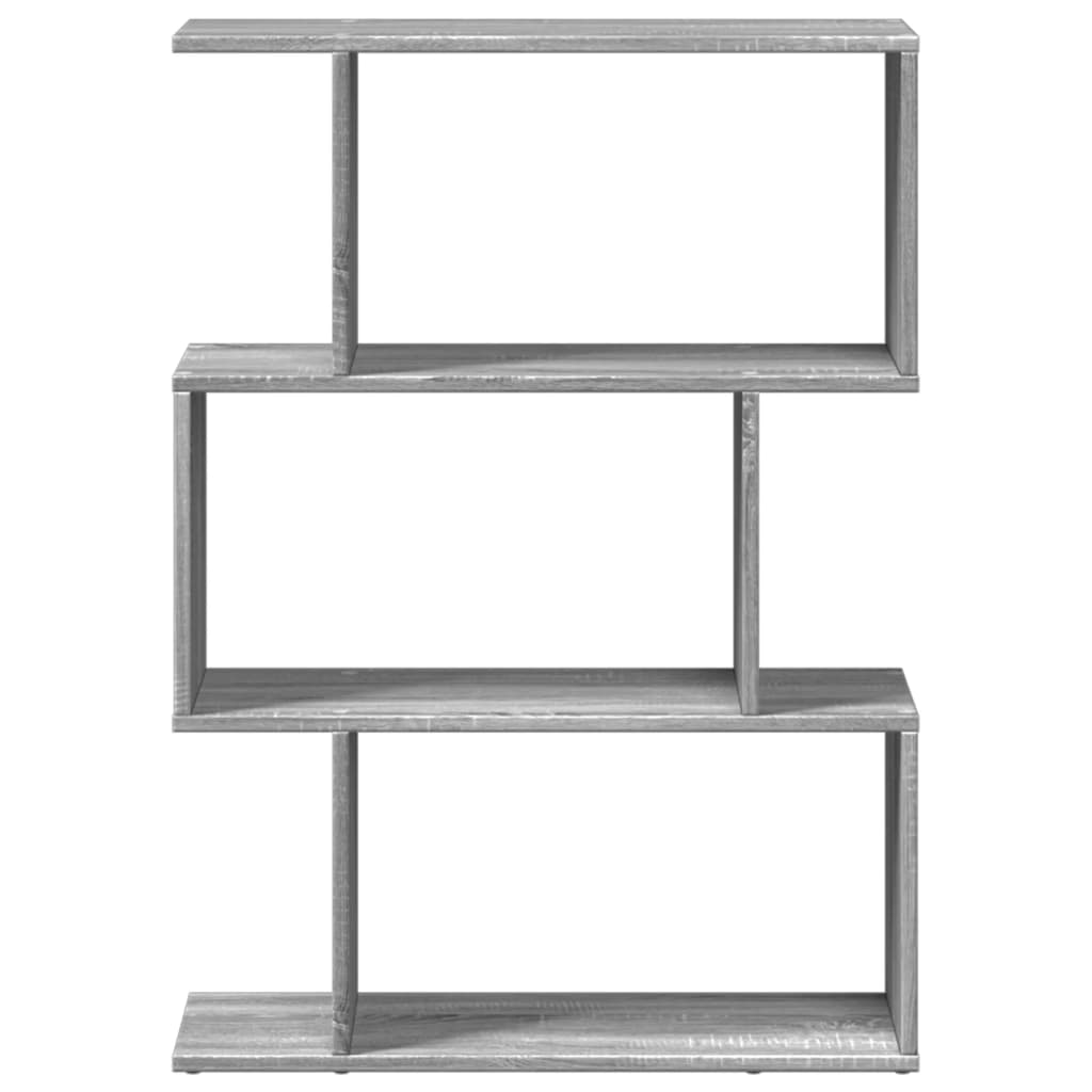 vidaXL Bibliotecă/separator 3 niveluri sonoma gri 70x24x97 cm lemn vidaXL Bibliotecă/separator 3 niveluri sonoma gri 70x24x97 cm lemn