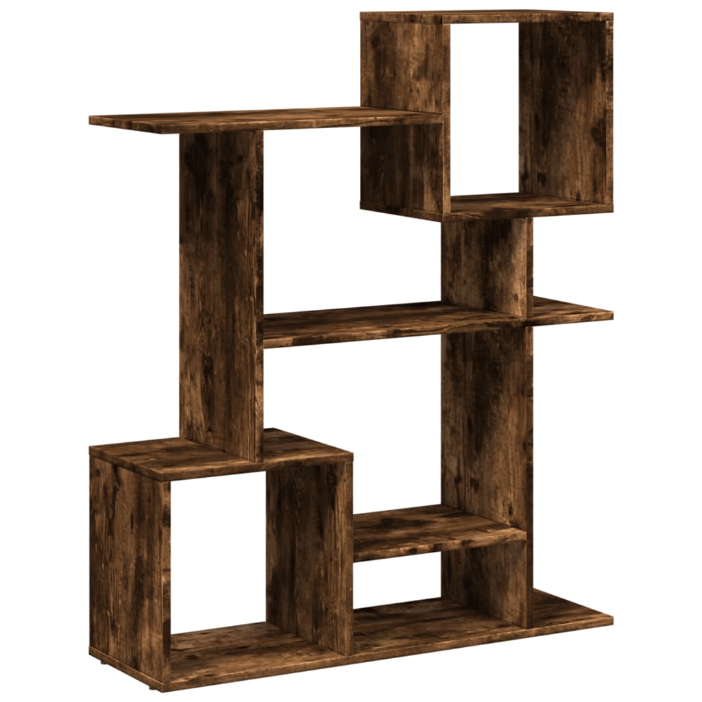 vidaXL Bibliotecă/separator cameră stejar fumuriu 92x29x112 cm lemn vidaXL Bibliotecă/separator cameră stejar fumuriu 92x29x112 cm lemn