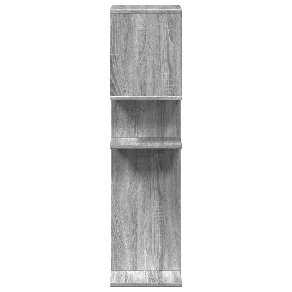 vidaXL Bibliotecă/separator cameră gri sonoma 92x29x112 cm lemn vidaXL Bibliotecă/separator cameră gri sonoma 92x29x112 cm lemn