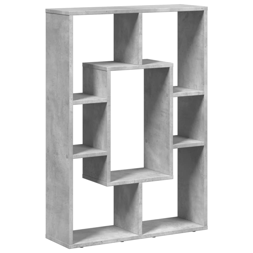 vidaXL Bibliotecă, gri beton, 63x20x90 cm, lemn prelucrat vidaXL Bibliotecă, gri beton, 63x20x90 cm, lemn prelucrat