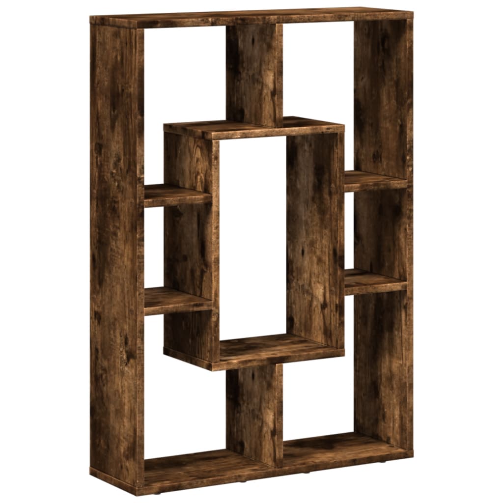 vidaXL Bibliotecă, stejar fumuriu, 63x20x90 cm, lemn prelucrat vidaXL Bibliotecă, stejar fumuriu, 63x20x90 cm, lemn prelucrat