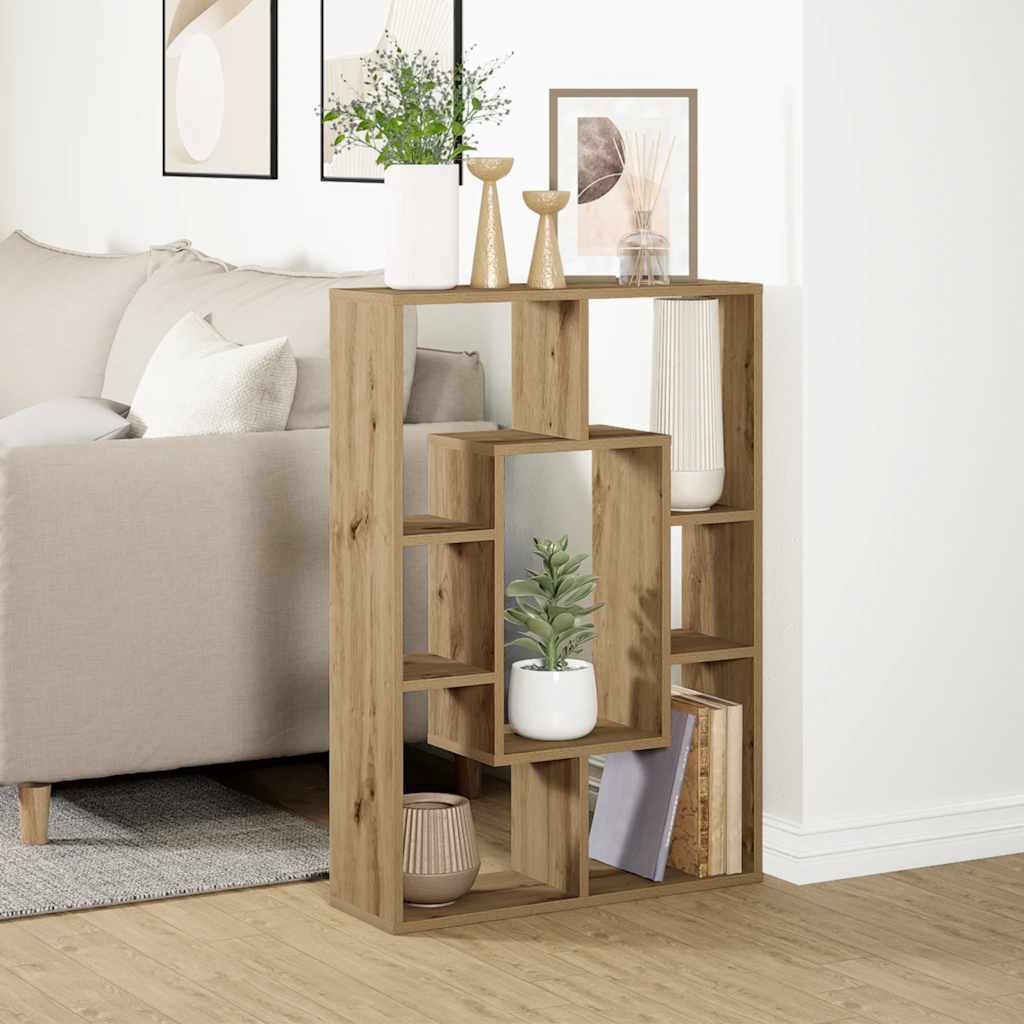 vidaXL Bibliotecă, stejar artizanal, 63x20x90 cm, lemn prelucrat vidaXL Bibliotecă, stejar artizanal, 63x20x90 cm, lemn prelucrat