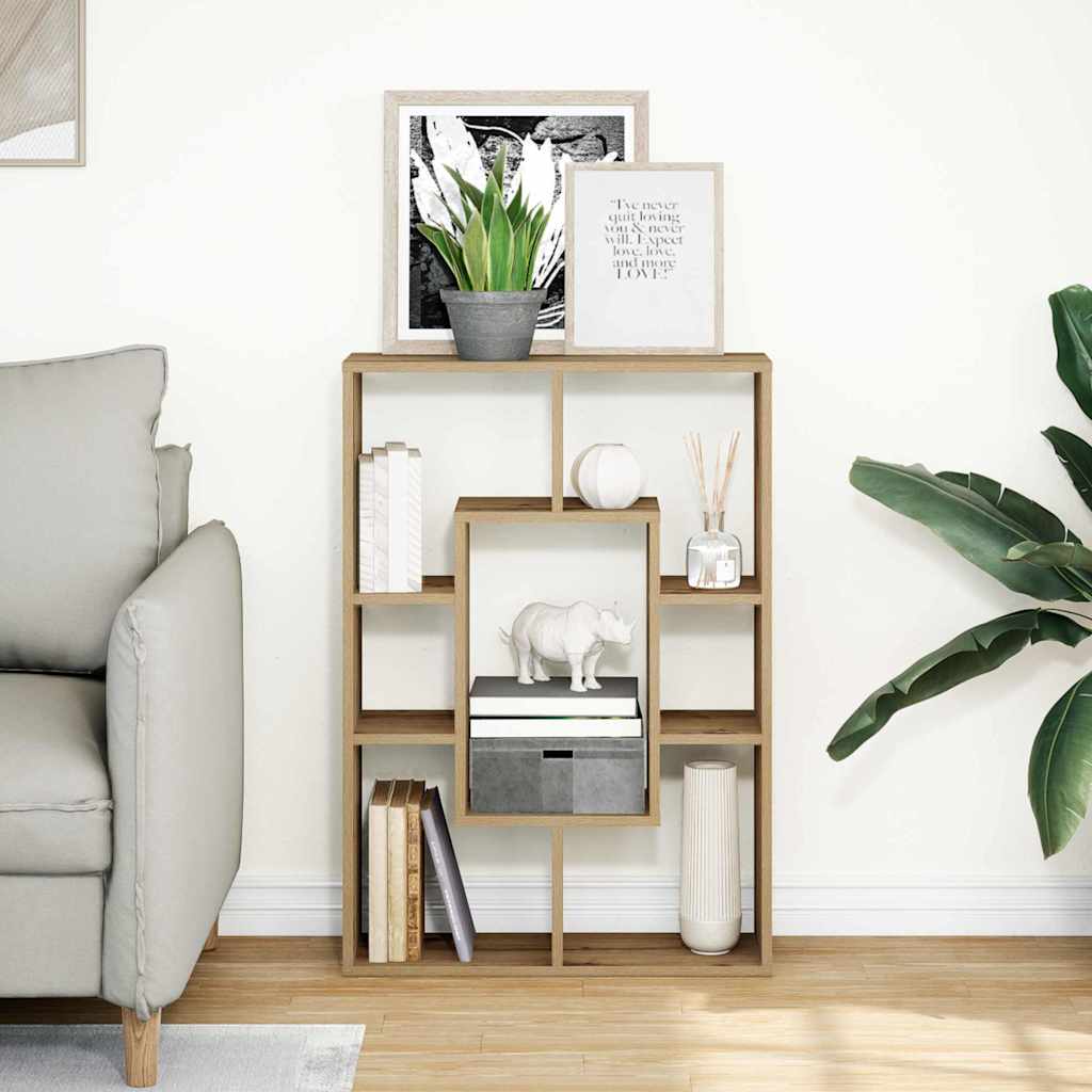 vidaXL Bibliotecă, stejar artizanal, 63x20x90 cm, lemn prelucrat vidaXL Bibliotecă, stejar artizanal, 63x20x90 cm, lemn prelucrat