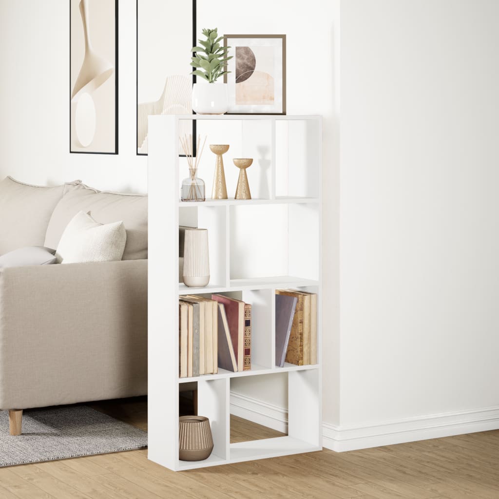 vidaXL Bibliotecă, alb, 60x20x120 cm, lemn prelucrat vidaXL Bibliotecă, alb, 60x20x120 cm, lemn prelucrat