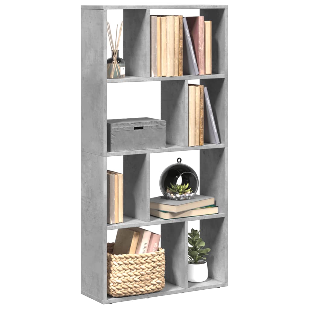 vidaXL Bibliotecă, gri beton, 60x20x120 cm, lemn prelucrat vidaXL Bibliotecă, gri beton, 60x20x120 cm, lemn prelucrat