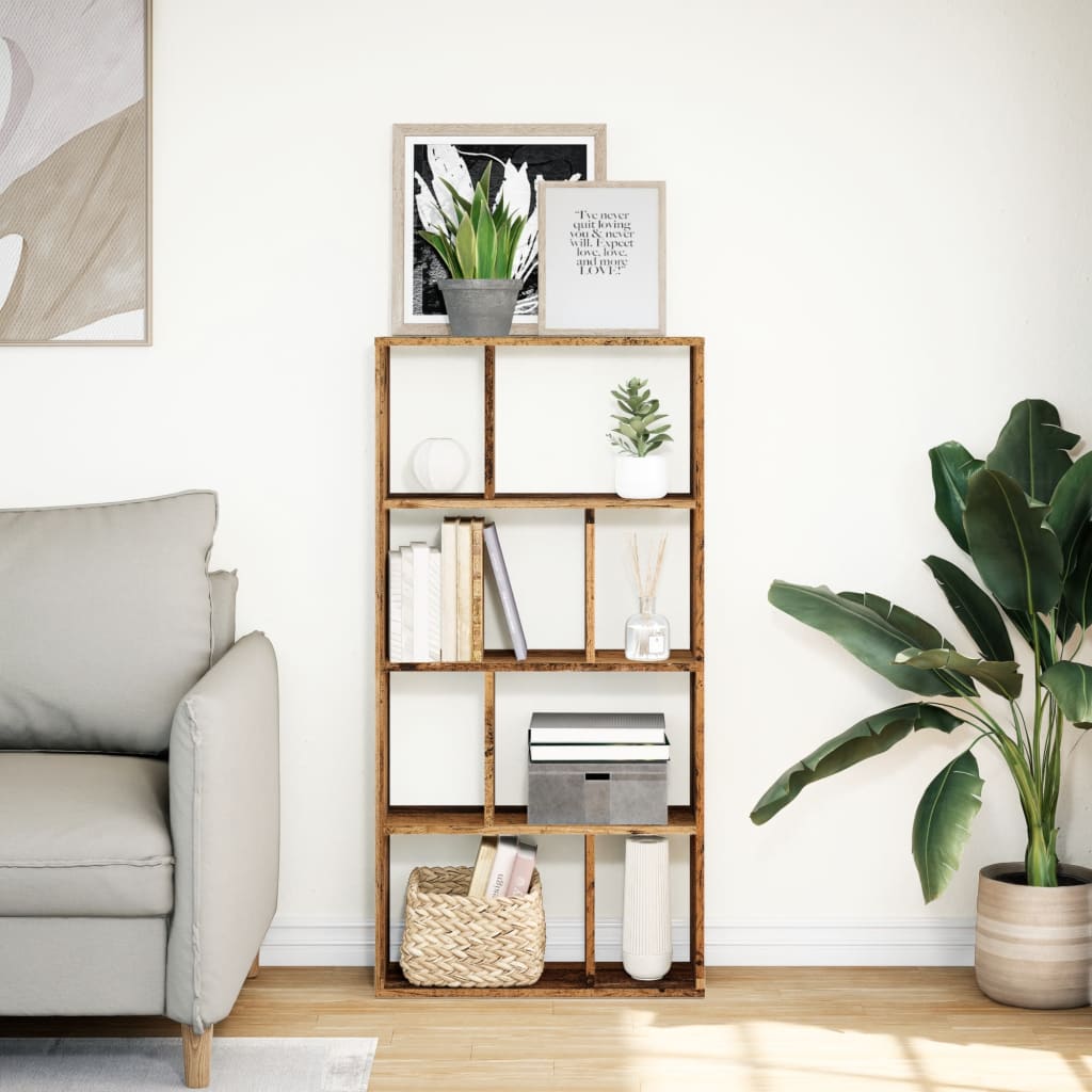 vidaXL Bibliotecă, lemn vechi, 60x20x120 cm, lemn prelucrat