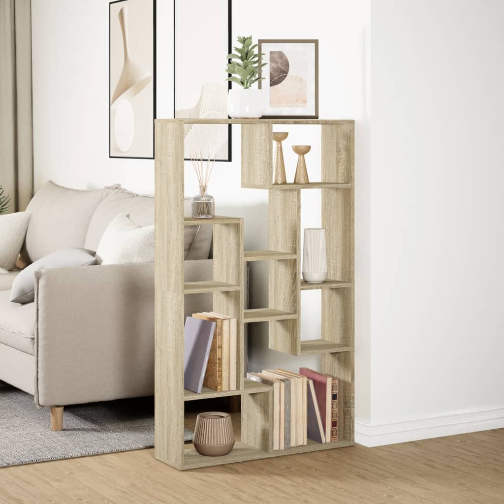 vidaXL Bibliotecă, stejar sonoma, 72x20x120 cm, lemn prelucrat vidaXL Bibliotecă, stejar sonoma, 72x20x120 cm, lemn prelucrat