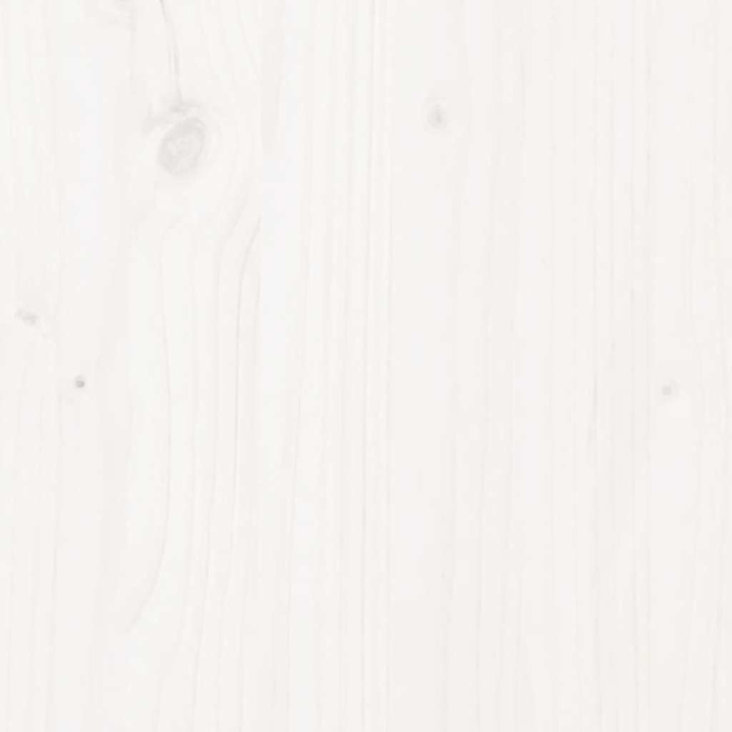vidaXL Brad de Crăciun decorativ, alb, 69,5 cm, lemn de pin masiv vidaXL Brad de Crăciun decorativ, alb, 69,5 cm, lemn de pin masiv