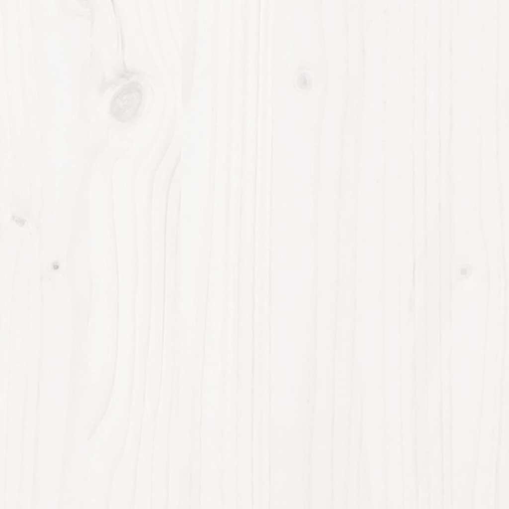 vidaXL Brad de Crăciun decorativ, alb, 60 cm, lemn de pin masiv vidaXL Brad de Crăciun decorativ, alb, 60 cm, lemn de pin masiv