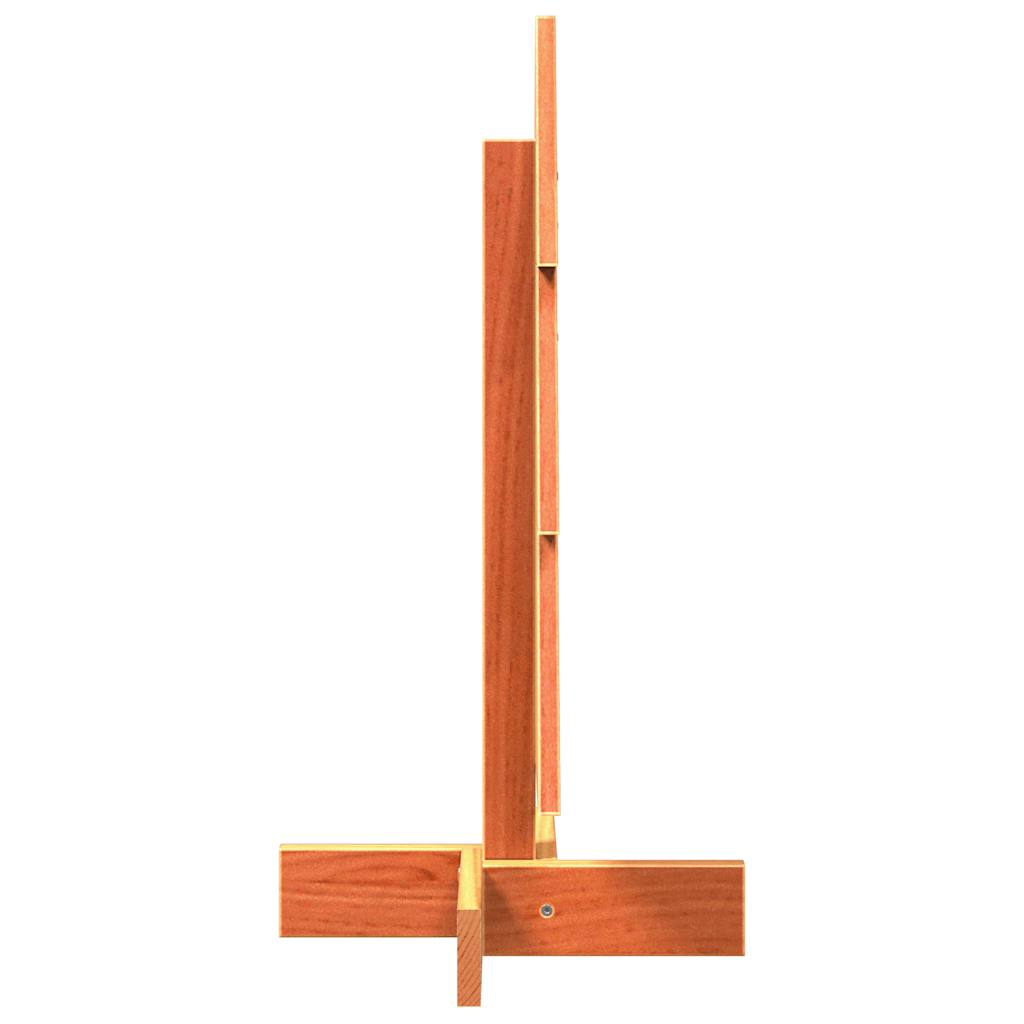 vidaXL Brad de Crăciun decorativ, maro ceruit, 60 cm, lemn pin masiv vidaXL Brad de Crăciun decorativ, maro ceruit, 60 cm, lemn pin masiv