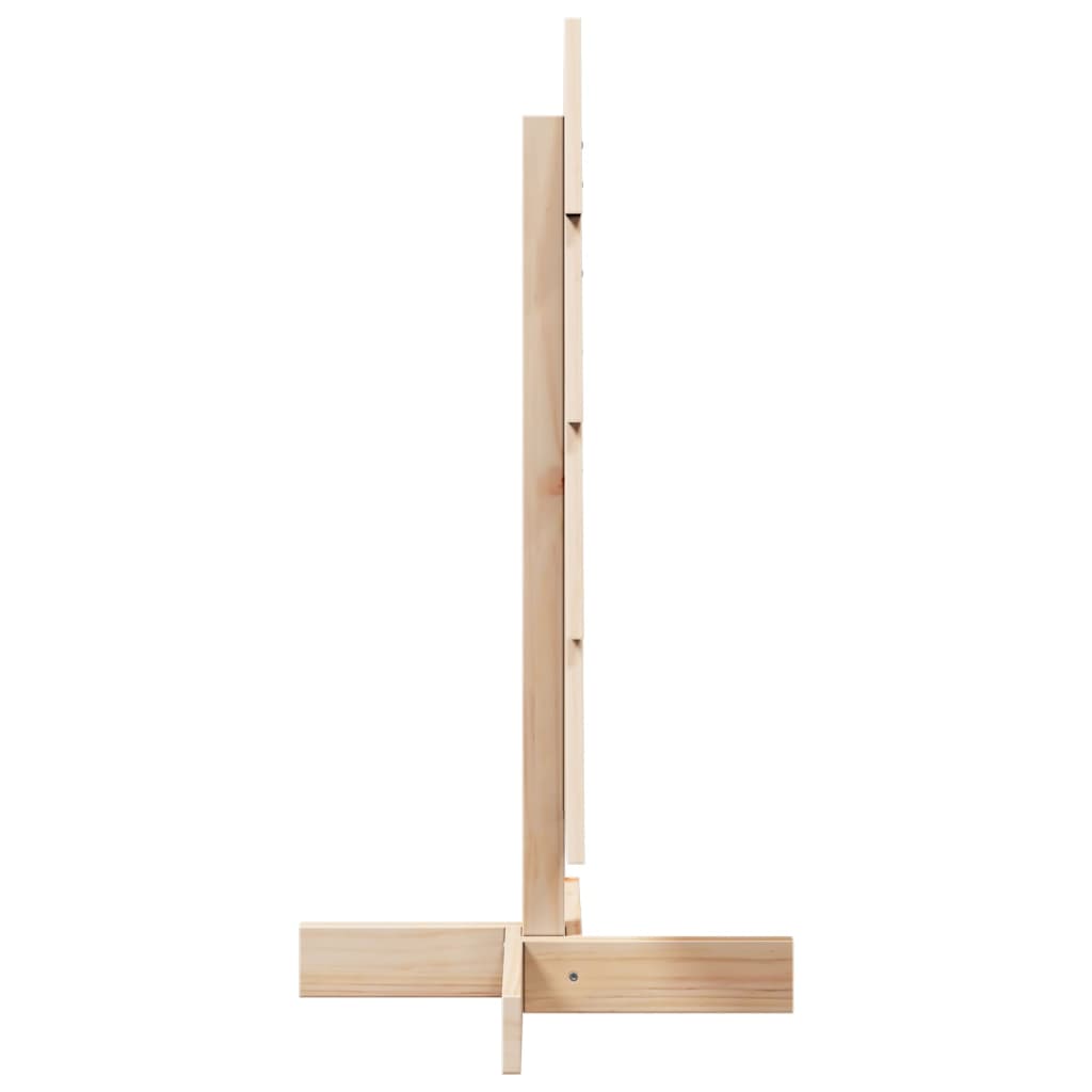 vidaXL Brad de Crăciun din lemn decorativ, 80 cm, lemn de pin masiv vidaXL Brad de Crăciun din lemn decorativ, 80 cm, lemn de pin masiv