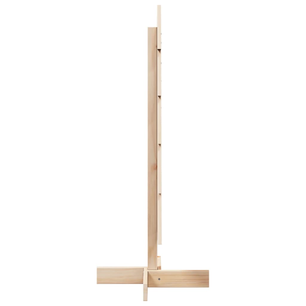 vidaXL Brad de Crăciun din lemn decorativ, 100 cm, lemn de pin masiv vidaXL Brad de Crăciun din lemn decorativ, 100 cm, lemn de pin masiv
