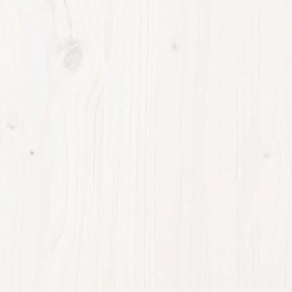 vidaXL Brad de Crăciun decorativ, alb, 120 cm, lemn de pin masiv vidaXL Brad de Crăciun decorativ, alb, 120 cm, lemn de pin masiv