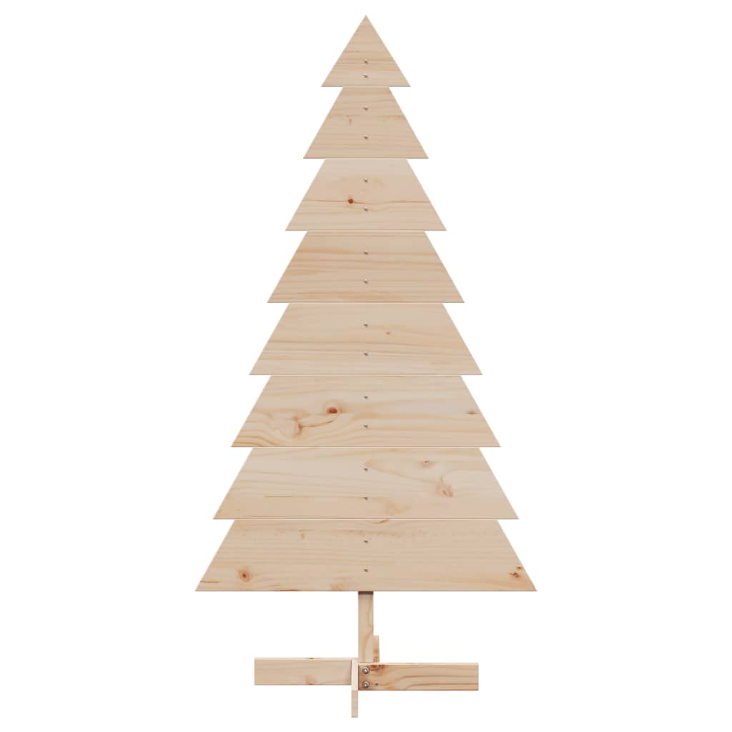 vidaXL Brad de Crăciun din lemn decorativ, 150 cm, lemn de pin masiv