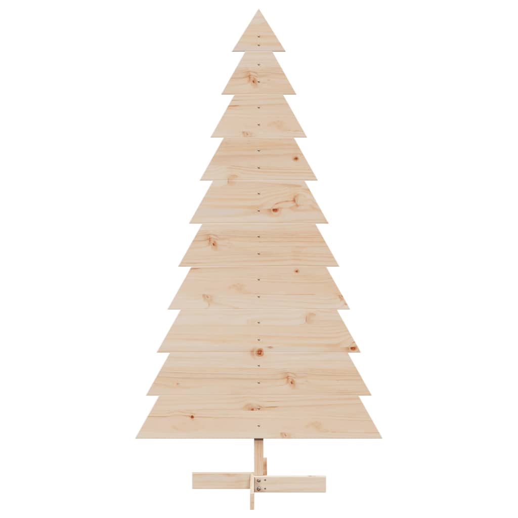 vidaXL Brad de Crăciun din lemn decorativ, 180 cm, lemn de pin masiv vidaXL Brad de Crăciun din lemn decorativ, 180 cm, lemn de pin masiv