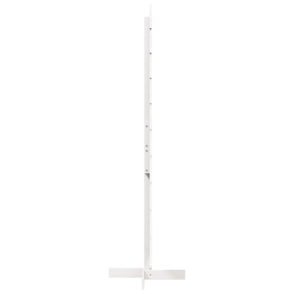 vidaXL Brad de Crăciun decorativ, alb, 180 cm, lemn de pin masiv vidaXL Brad de Crăciun decorativ, alb, 180 cm, lemn de pin masiv