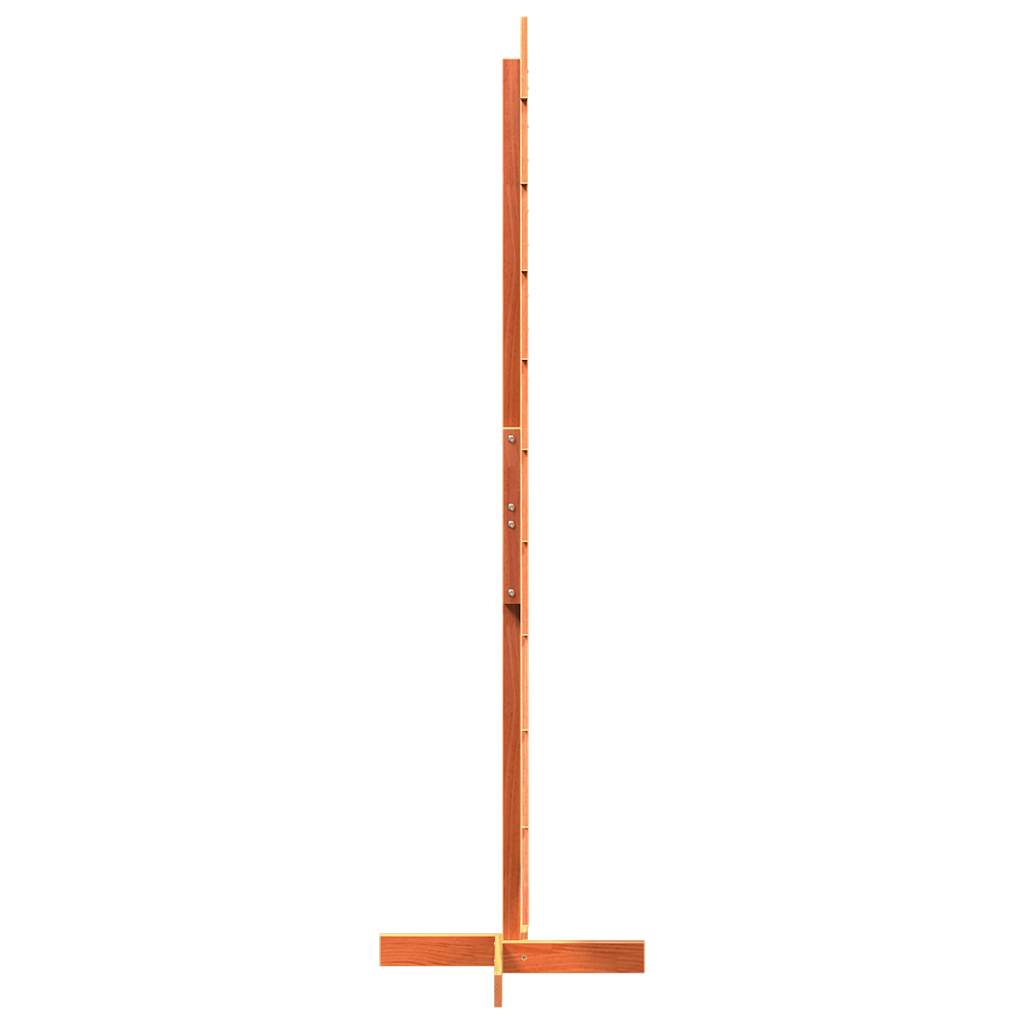 vidaXL Brad de Crăciun decorativ, maro ceruit, 180 cm, lemn pin masiv