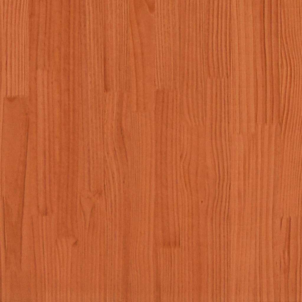 vidaXL Brad de Crăciun decorativ, maro ceruit, 80 cm, lemn pin masiv vidaXL Brad de Crăciun decorativ, maro ceruit, 80 cm, lemn pin masiv