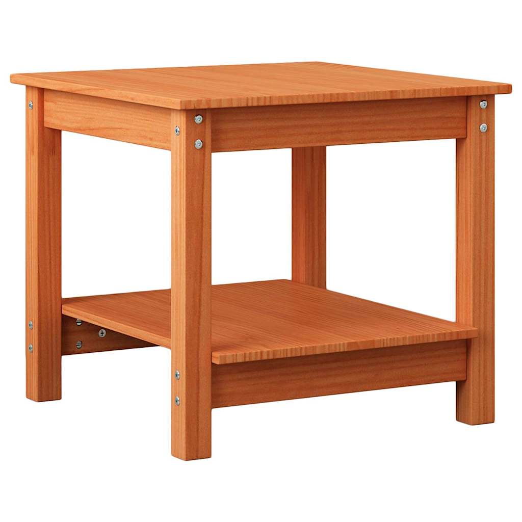 vidaXL Masă de cafea Maro ceruit 50 x 50 x 45 cm Lemn masiv de pin